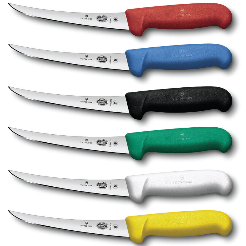 Victorinox Boning Knife Curved Narrow Blade Fibrox 12 15cm Au