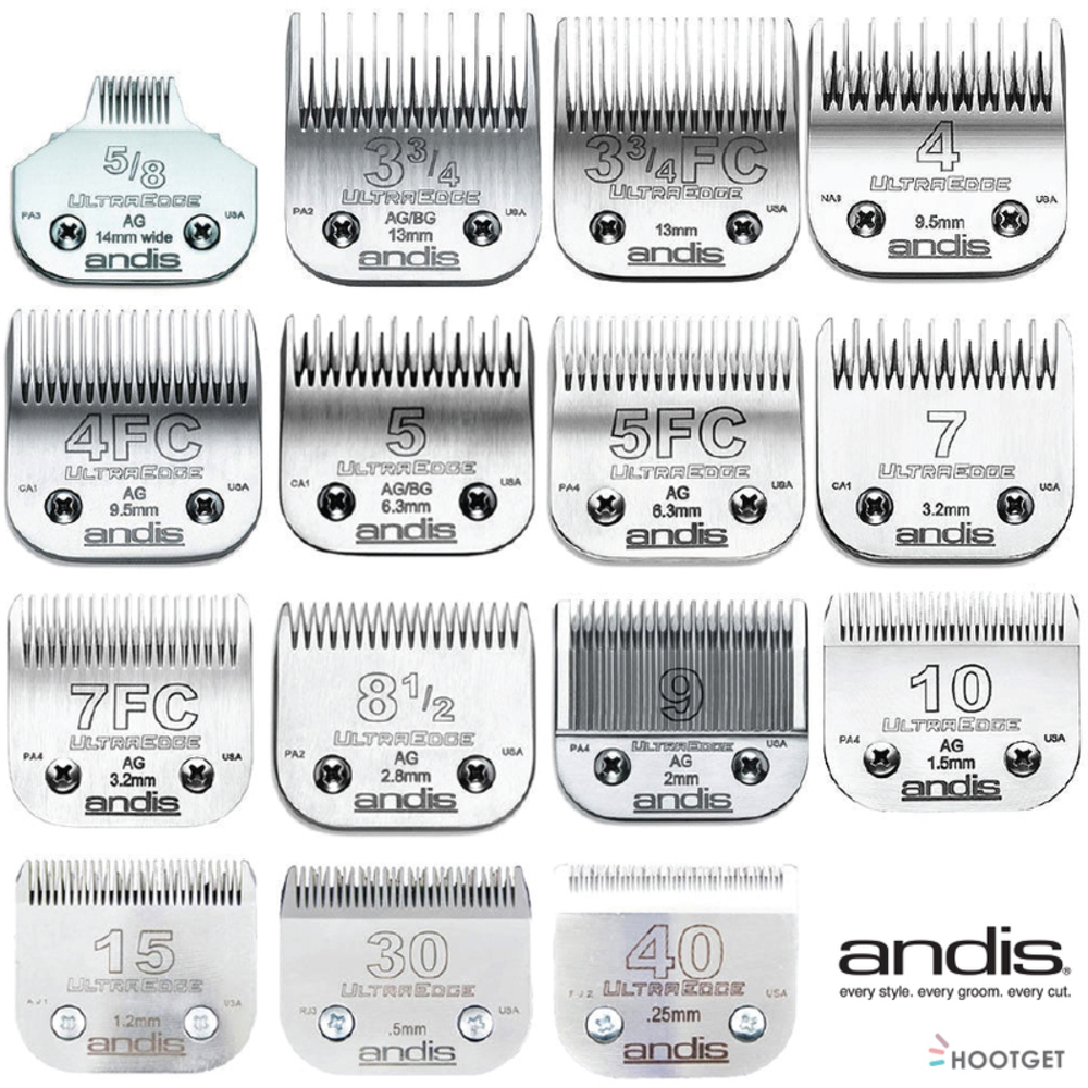 andis dog clipper blades