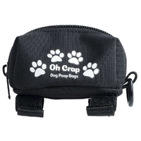 Oh Crap Dog Poop Bag Holder – Black