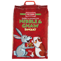 Peters Rabbit & Guinea Pig Nibble & Gnaw Banquet Feed 10kg