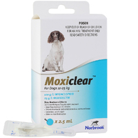 Moxiclear Fleas & Worms Treatment for Dogs 10-25kg 3 Pack 