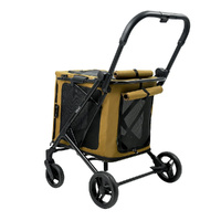 Ibiyaya Bigbuddy Stroller And Crate Combo - Camel 