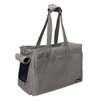 Ibiyaya Canvas Carrier Tote for Pets – Grey (Up to 8kg)