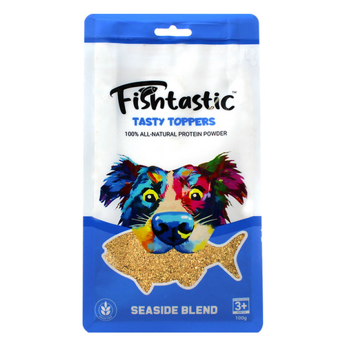 Fishtastic Seaside Blend Tasty Toppers Protein Powder for Dogs 100g