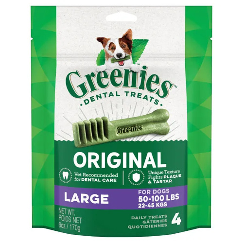 Greenies Dog Original Treat Pack Large 170g