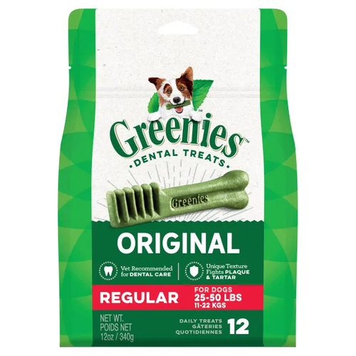 GREENIES Dog Dental Treats Regular 340g