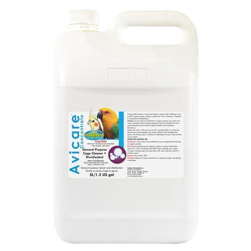 Vetafarm Avicare Concentrate Bird Cage Cleaner & Disinfectant 5L 