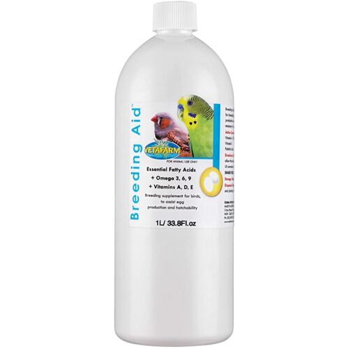 Vetafarm Pet Bird Breeding Aid Liquid Vitamin Supplement 1L