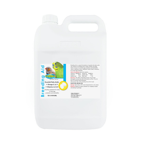 Vetafarm Pet Bird Breeding Aid Liquid Vitamin Supplement 5L  