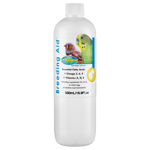 Vetafarm Pet Bird Breeding Aid Liquid Vitamin Supplement 500ml