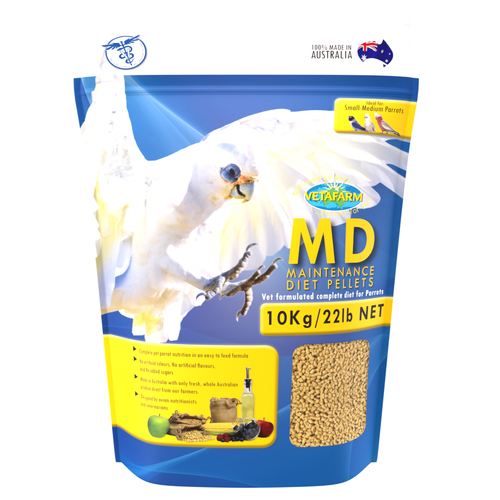 Vetafarm Maintenance Diet Parrot Pellets 10Kg 