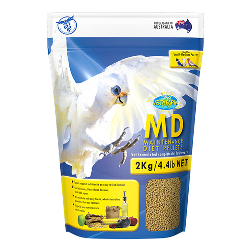 Vetafarm Maintenance Diet Parrot Pellets 2Kg 