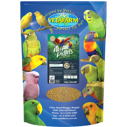 Vetafarm Nectar Pellets Lorikeet Food 10Kg  