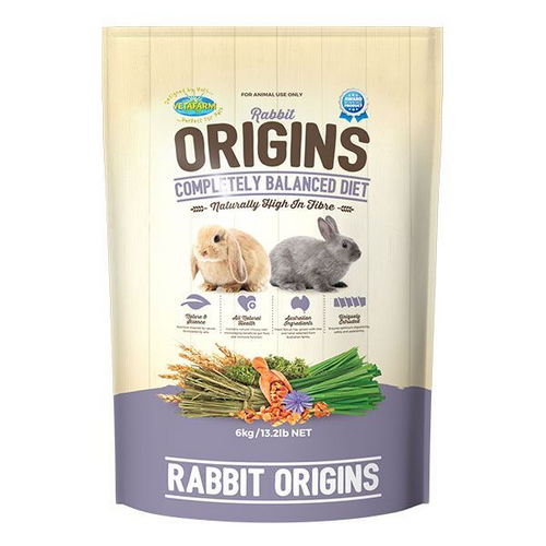 Vetafarm Origins Rabbit Diet Food 6Kg 