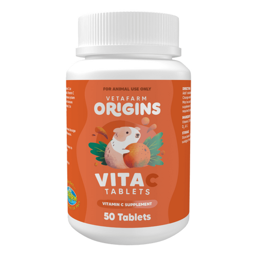 Vetafarm Vita C Tablets 50Pk - Vitamin C for Guinea Pigs