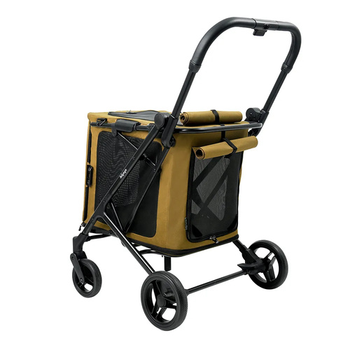 Ibiyaya Bigbuddy Stroller And Crate Combo - Camel 